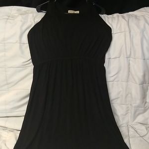 Black maxi dress